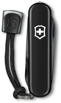 Нож перочинный Victorinox Signature Lite Onyx Black (0.6226.31P) 58мм 8функц. черный подар.коробка в комплекте: шнурок - купить недорого с доставкой в интернет-магазине