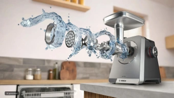 Мясорубка Bosch Series 8 MFWS840M 2500Вт черный - купить недорого с доставкой в интернет-магазине