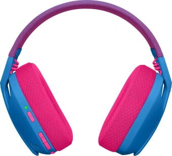 Наушники с микрофоном Logitech G435 голубой/розовый накладные BT/Radio оголовье (981-001065) - купить недорого с доставкой в интернет-магазине