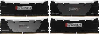 Память DDR4 4x8GB 3600MHz Kingston KF436C16RB2AK4/32 Fury Renegade RGB RTL Gaming PC4-28800 CL16 DIMM 288-pin 1.35В single rank с радиатором Ret - купить недорого с доставкой в интернет-магазине