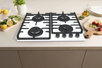 Газовая варочная поверхность Gorenje Advanced GT642AXW белый - купить недорого с доставкой в интернет-магазине