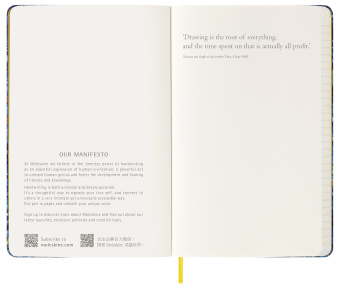 Блокнот Moleskine LIMITED EDITION VAN GOGH MUSEUM SKQP060VANGOGH Large 130х210мм 240стр. линейка твердая обложка синий - купить недорого с доставкой в интернет-магазине