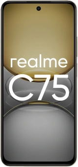 Смартфон Realme RMX3941 C75 256Gb 8Gb золотой моноблок 3G 4G 2Sim 6.72" 1080x2400 Android 14 50Mpix 802.11 a/b/g/n/ac NFC GPS GSM900/1800 GSM1900 TouchSc microSD - купить недорого с доставкой в интернет-магазине