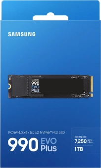 Накопитель SSD Samsung PCIe 4.0 x4 1TB MZ-V9S1T0B/AM 990 Evo Plus M.2 2280 - купить недорого с доставкой в интернет-магазине