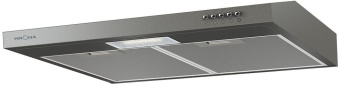 Вытяжка козырьковая Krona Jessica slim 600 металлик управление: кнопочное (1 мотор) - купить недорого с доставкой в интернет-магазине