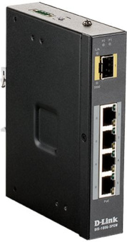 Коммутатор D-Link DIS-100G-5PSW/A1A 4x1Гбит/с 1SFP 4PoE+ 120W неуправляемый - купить недорого с доставкой в интернет-магазине