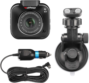Видеорегистратор Artway AV-407 черный 2Mpix 1080x1920 1080p 170гр. NT96672 - купить недорого с доставкой в интернет-магазине
