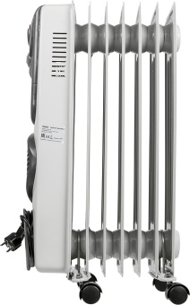 Радиатор масляный Ресанта ОМ-7НВ 1900Вт белый - купить недорого с доставкой в интернет-магазине