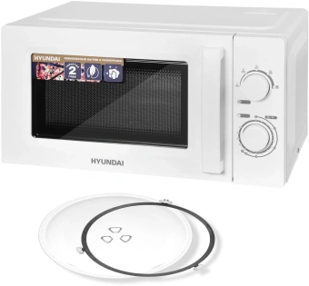Микроволновая Печь Hyundai HYM-M2005 20л. 700Вт белый - купить недорого с доставкой в интернет-магазине