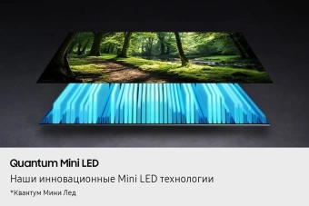 Телевизор QLED Samsung 75" QE75QN70FAUXRU Series 7 черный 4K Ultra HD 120Hz DVB-T2 DVB-C DVB-S2 USB WiFi Smart TV - купить недорого с доставкой в интернет-магазине