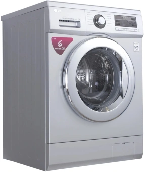 Стиральная машина LG F1296TD4 класс: A загр.фронтальная макс.:8кг серебристый инвертор - купить недорого с доставкой в интернет-магазине
