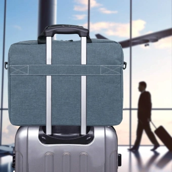 Сумка для ноутбука 15.6" Portcase KCB-162 серый нейлон/полиэстер (KCB-162 GREY) - купить недорого с доставкой в интернет-магазине