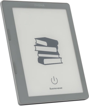 Электронная книга Digma E2 5.83" E-ink HD Carta 680x920 Touch Screen 1.2Ghz 1Gb/8Gb/SD/microSDHC/подсветка дисплея светло-серый - купить недорого с доставкой в интернет-магазине