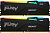 Память DDR5 2x16GB 5200MHz Kingston KF552C36BBEAK2-32 Fury Beast Expo RGB RTL Gaming PC5-41600 CL36 DIMM 288-pin 1.25В kit single rank с радиатором Ret