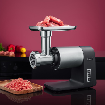 Мясорубка Rondell RDE-1451 2300Вт серебристый/черный - купить недорого с доставкой в интернет-магазине