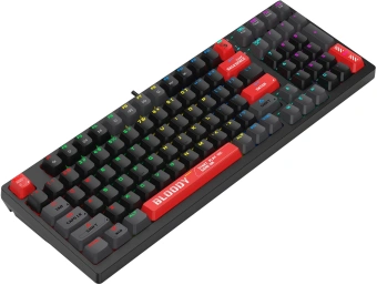 Клавиатура A4Tech S98 механическая красный/красный USB for gamer LED (S98 RED) кабель 1.8м - купить недорого с доставкой в интернет-магазине