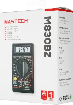 Мультиметр Mastech M830BZ цифровой черный (13-2002) - купить недорого с доставкой в интернет-магазине