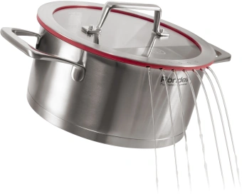 Кастрюля Rondell Verter RDS-2029 2.6л. d=20см (с крышкой) стальной - купить недорого с доставкой в интернет-магазине