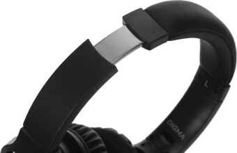 Гарнитура накладные Digma BT-20 ANC черный беспроводные bluetooth оголовье (BT20) - купить недорого с доставкой в интернет-магазине