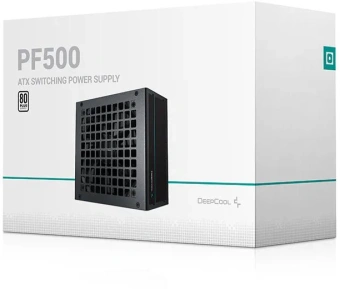 Блок питания Deepcool ATX 500W PF500 V2 80 PLUS WHITE (20+4pin) APFC 120mm fan 6xSATA RTL - купить недорого с доставкой в интернет-магазине