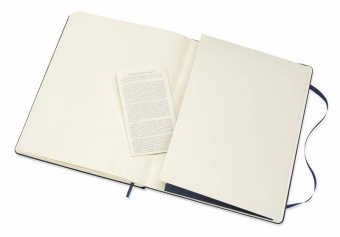 Блокнот Moleskine CLASSIC QP092B20 XLarge 190х250мм 192стр. нелинованный твердая обложка синий - купить недорого с доставкой в интернет-магазине