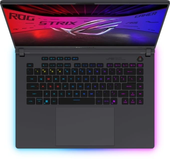 Ноутбук Asus ROG Strix G16 G615JMR-TS414 Core i7 14650HX 16Gb SSD512Gb NVIDIA GeForce RTX 5060 8Gb 16" IPS WQXGA (2560x1600) без ОС grey WiFi BT Cam (90NR0LB1-M00KA0) - купить недорого с доставкой в интернет-магазине
