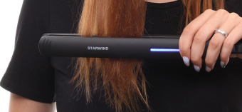 Выпрямитель Starwind SHE5600 25Вт черный макс.темп.:200С покрытие:керамическое - купить недорого с доставкой в интернет-магазине