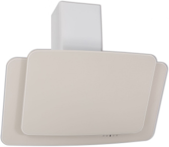 Вытяжка каминная Elikor Кварц 90П-1000-Е4Д бежевый/кремовый управление: сенсорное (1 мотор) - купить недорого с доставкой в интернет-магазине