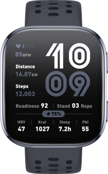 Смарт-часы Amazfit Bip 6 A2435 1.97" TFT корп.черный рем.черный разм.брасл.:130-195 мм (1747004) - купить недорого с доставкой в интернет-магазине