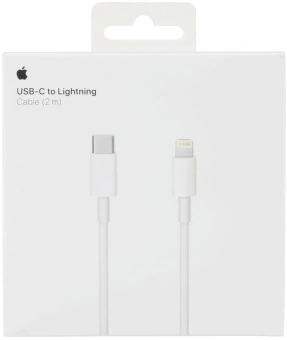 Кабель Apple MW2R3ZM/A USB Type-C (m)-Lightning (m) 2м белый блистер (упак.:1шт) - купить недорого с доставкой в интернет-магазине