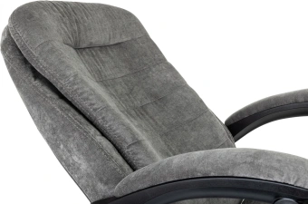 Кресло руководителя Бюрократ T-9950MSG-F Fabric серый Light-19 крестов. пластик подст.для ног - купить недорого с доставкой в интернет-магазине