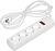 Сетевой фильтр Юнивольт 00-00000449 3м (4 розетки) белый (коробка)