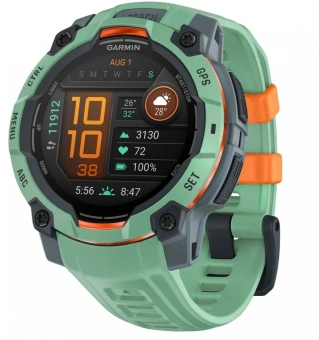 Смарт-часы Garmin Instinct 3 1.4" AMOLED корп.серый рем.серый (010-03020-01) - купить недорого с доставкой в интернет-магазине