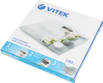 Весы напольные электронные Vitek VT-8077 MC макс.180кг рисунок - купить недорого с доставкой в интернет-магазине