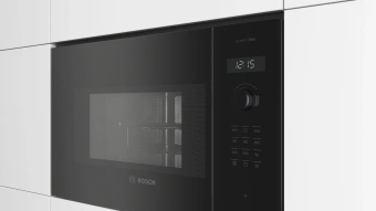 Микроволновая печь Bosch BEL454MB1F 25л. 900Вт черный (встраиваемая) - купить недорого с доставкой в интернет-магазине