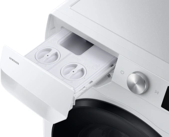 Стиральная машина Samsung WD11DG6B85BELP класс: A загр.фронтальная макс.:11кг (с сушкой) белый инвертор - купить недорого с доставкой в интернет-магазине
