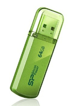 Флеш Диск Silicon Power 64GB Helios 101 SP064GBUF2101V1N USB2.0 зеленый - купить недорого с доставкой в интернет-магазине