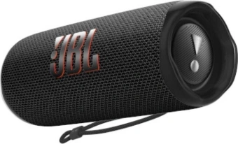 Колонка порт. JBL Flip 6 черный 30W 1.0 BT 10м 4800mAh (JBLFLIP6BLK) - купить недорого с доставкой в интернет-магазине
