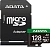 Флеш карта microSDXC 128GB A-Data UD128GUI3V30A2SP-RA1 Speed Plus V30 A2 + adapter