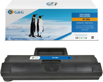 Картридж лазерный G&G GG-W1106A черный (1000стр.) для HP Laser 107a/107r/107w/135a MFP/135r MFP/135w MFP/137fnw MFP - купить недорого с доставкой в интернет-магазине