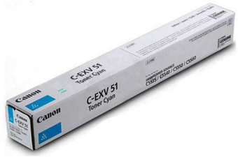 Тонер Canon C-EXV 51L 0485C002 голубой туба для копира - купить недорого с доставкой в интернет-магазине