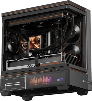 Система водяного охлаждения Thermalright Peerless Vision 360 Soc-AM5/AM4/1200/1700/1851 черный 4-pin 28.1dB Al LCD Ret (P-VISION-360-BL-ARGB) - купить недорого с доставкой в интернет-магазине