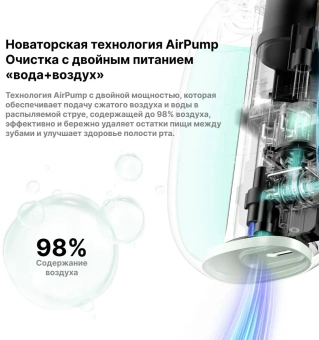 Ирригатор Oclean AirPump A10 W7602 серый - купить недорого с доставкой в интернет-магазине