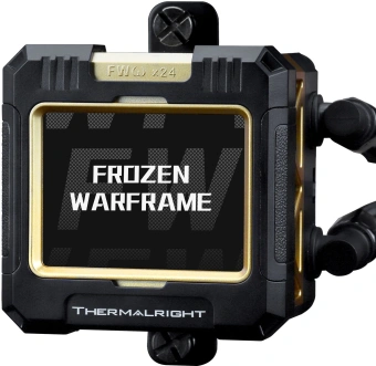 Система водяного охлаждения Thermalright Frozen Warframe 420 ARGB Soc-AM5/AM4/1200/1700/1851 черный 4-pin 29.8dB Al LCD Ret (F-WFRAME-420-BL-ARGB) - купить недорого с доставкой в интернет-магазине
