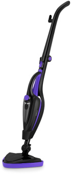 Швабра паровая Kitfort КТ-1051 1500Вт черный/фиолетовый - купить недорого с доставкой в интернет-магазине