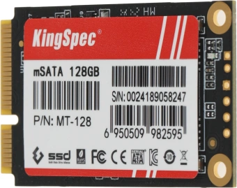 Накопитель SSD Kingspec mSATA 128GB MT-128 MT Series mSATA - купить недорого с доставкой в интернет-магазине