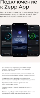 Смарт-часы Amazfit Active 2R A2437 Premium 43.9мм 1.32" AMOLED корп.серебристый рем.черный разм.брасл.:150-210мм (1746931) - купить недорого с доставкой в интернет-магазине
