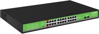 Коммутатор Digma DSP224G-2S-R400 (L2) 24x1Гбит/с 2SFP 24PoE 24PoE+ 2PoE++ 400W неуправляемый - купить недорого с доставкой в интернет-магазине