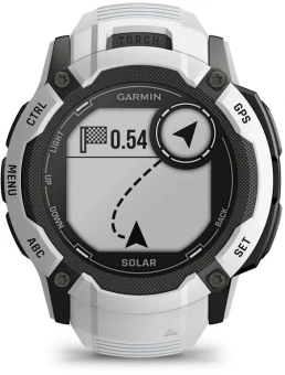 Смарт-часы Garmin Instinct 2X Solar 50мм 1" MIP корп.белый/черный рем.белый (010-02805-04) - купить недорого с доставкой в интернет-магазине
