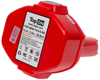 Батарея аккумуляторная TopON TOP-MAK-14.4-2.0A 14.4В 2Ач Li-Ion (103639) - купить недорого с доставкой в интернет-магазине